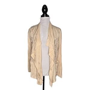 Missoni Waterfall Open Drape Cardigan Cream Size Small (40)